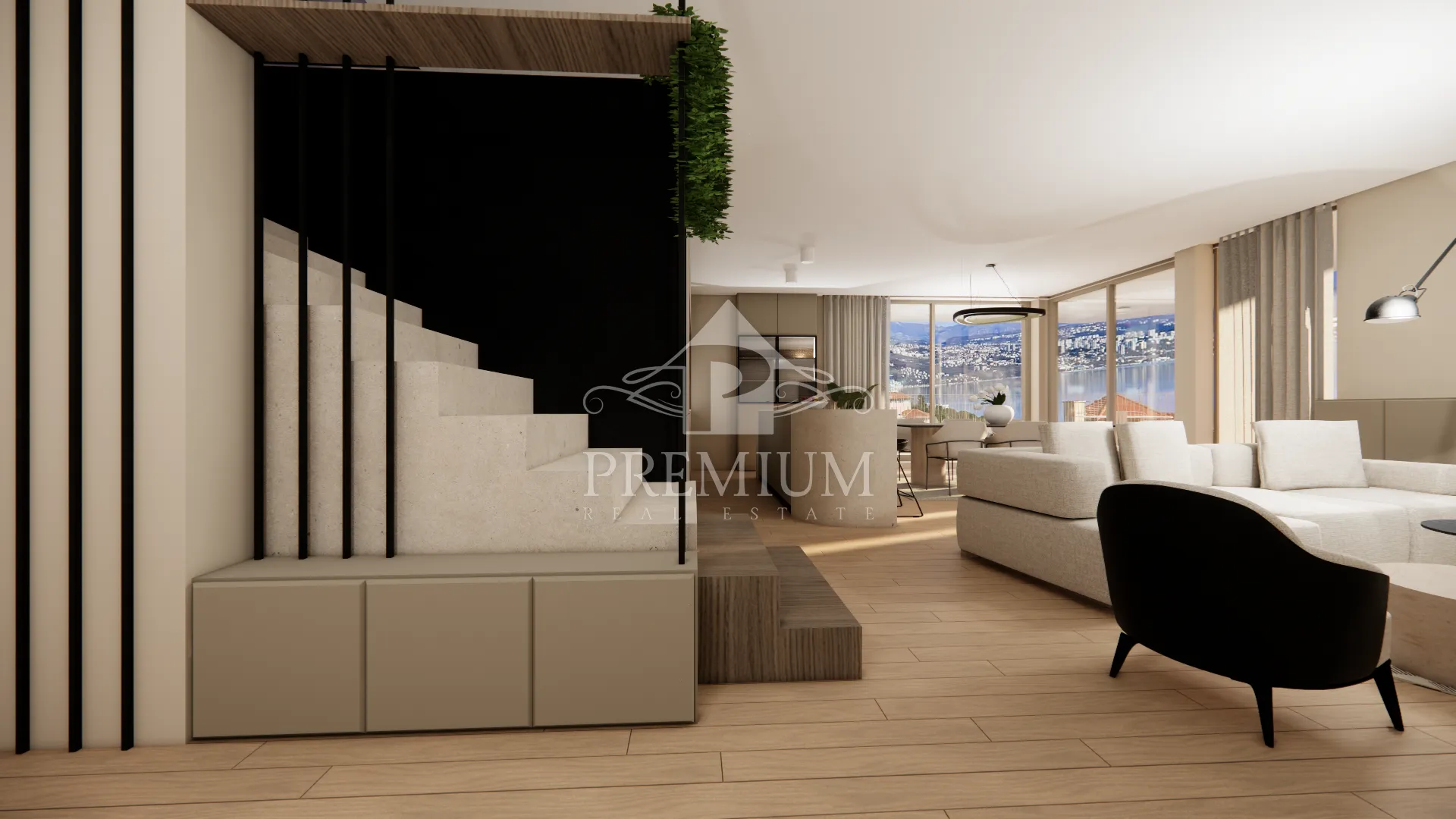 penthouse sa bazenom, lift, garaža, blizina mora - slika 13