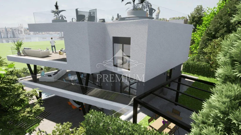 penthouse sa bazenom i parkingom, panoramski pogled - slika 20