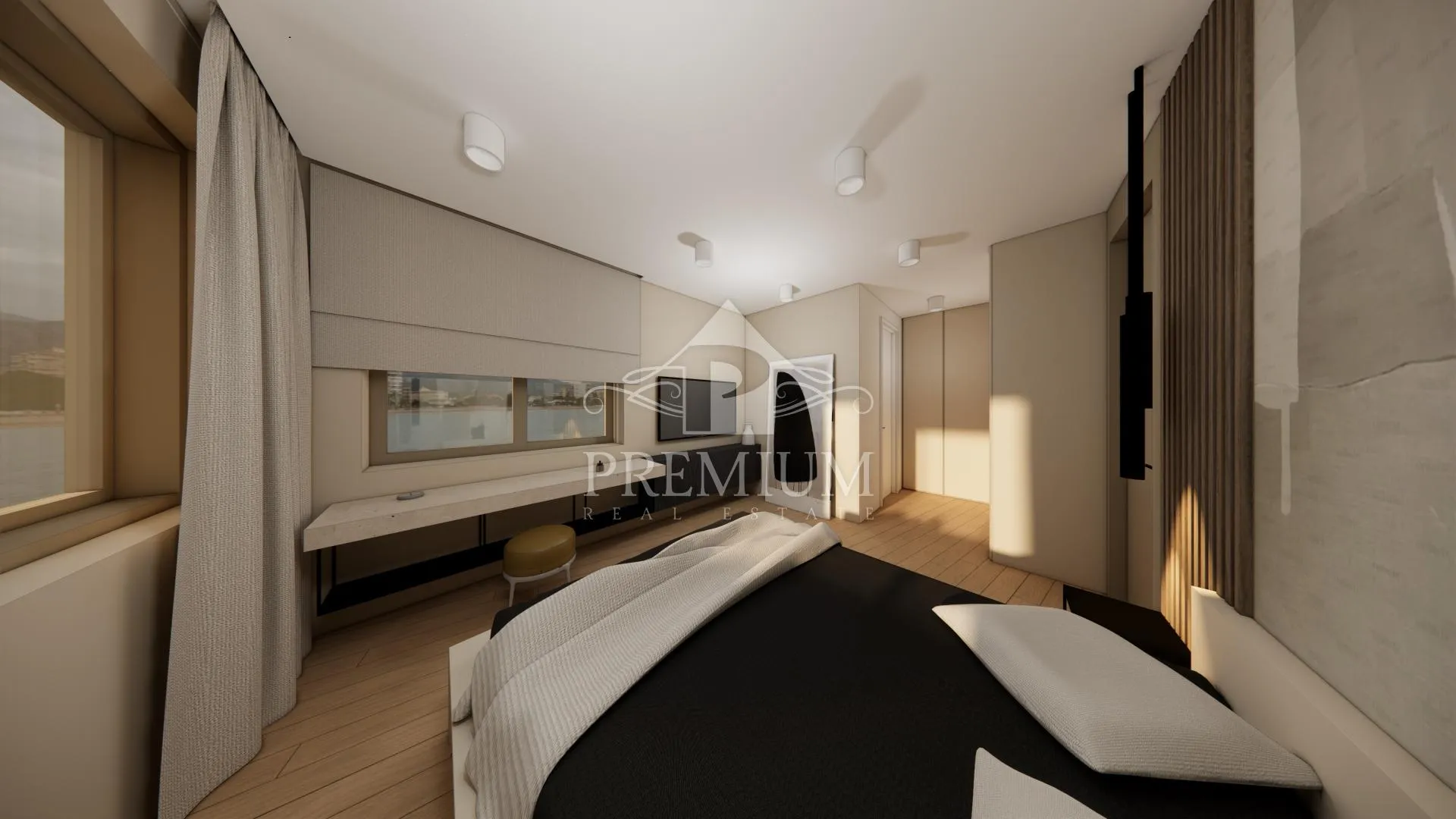 penthouse sa bazenom, lift, garaža, blizina mora - slika 22