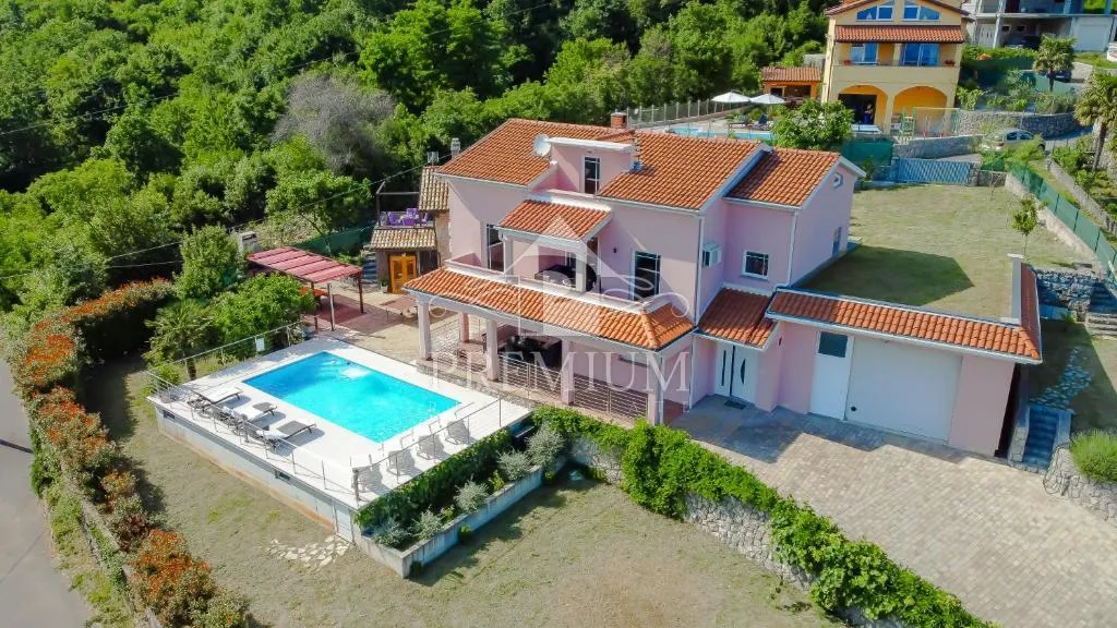 kuća s bazenom, pogled more - slika 9