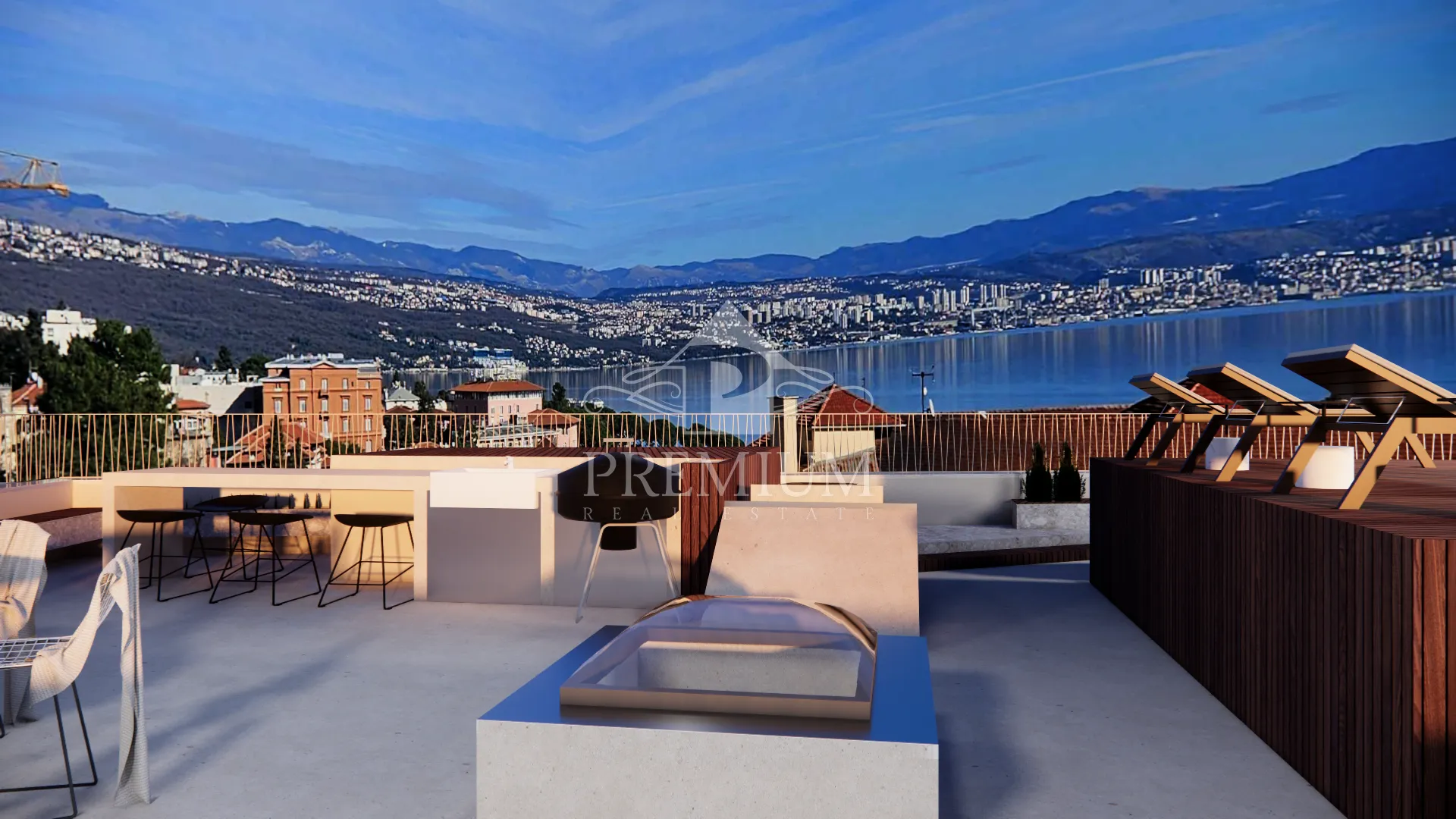 penthouse sa bazenom, lift, garaža, blizina mora - slika 5