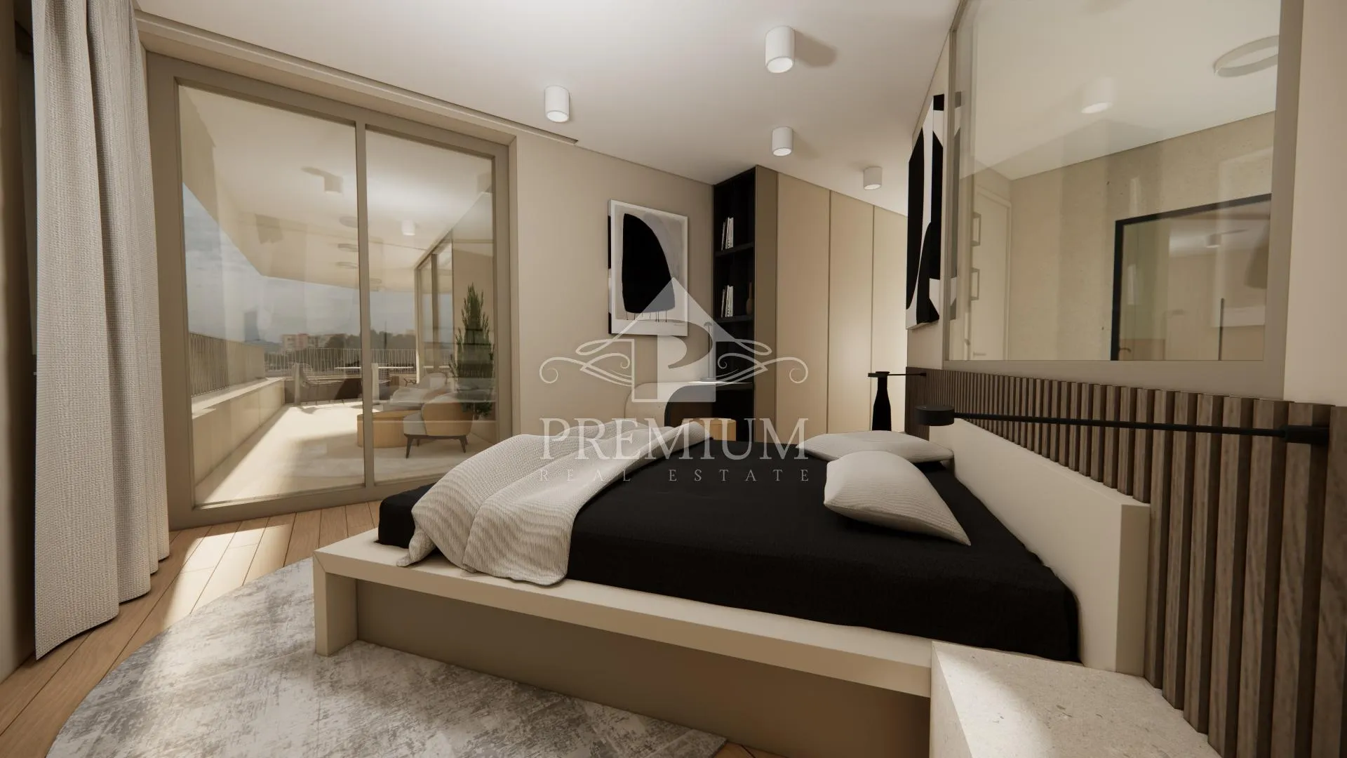 penthouse sa bazenom, lift, garaža, blizina mora - slika 23