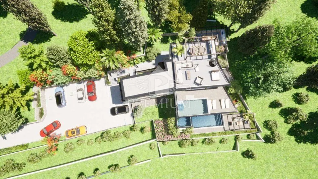 penthouse sa bazenom i parkingom, panoramski pogled - slika 22