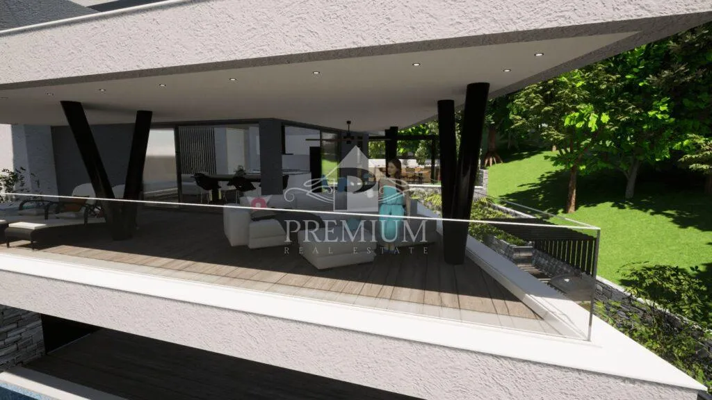 penthouse sa bazenom i parkingom, panoramski pogled - slika 16