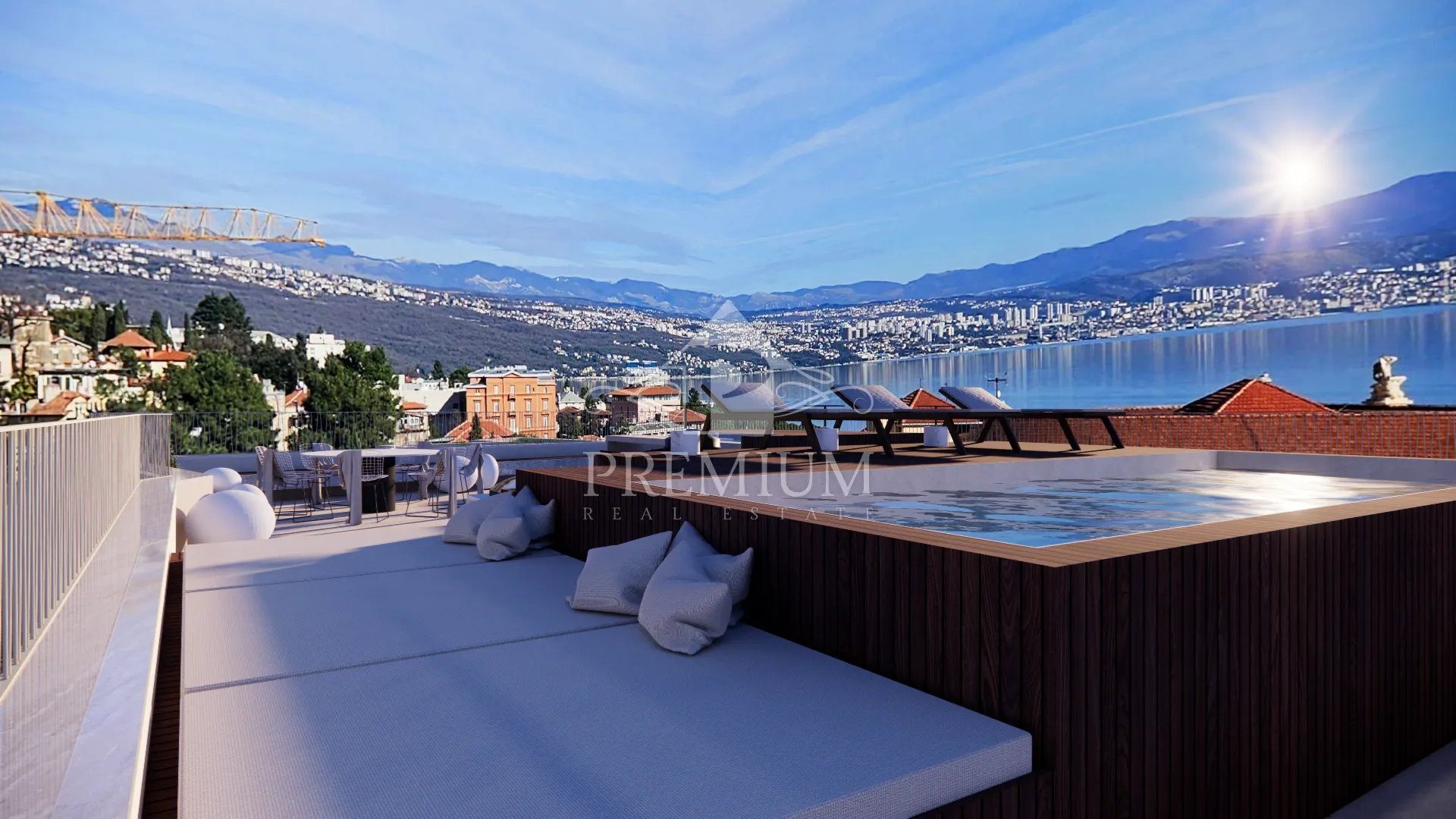 penthouse sa bazenom, lift, garaža, blizina mora - slika 3
