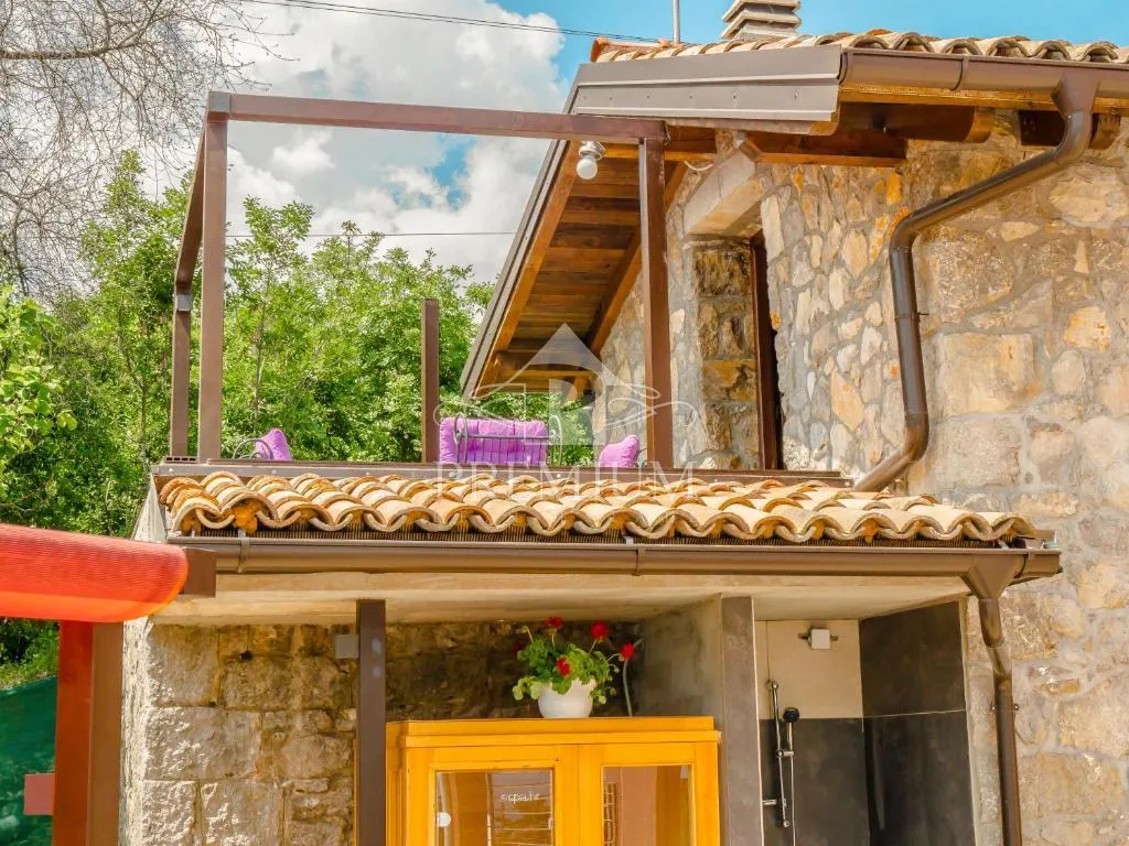 kuća s bazenom, pogled more - slika 42