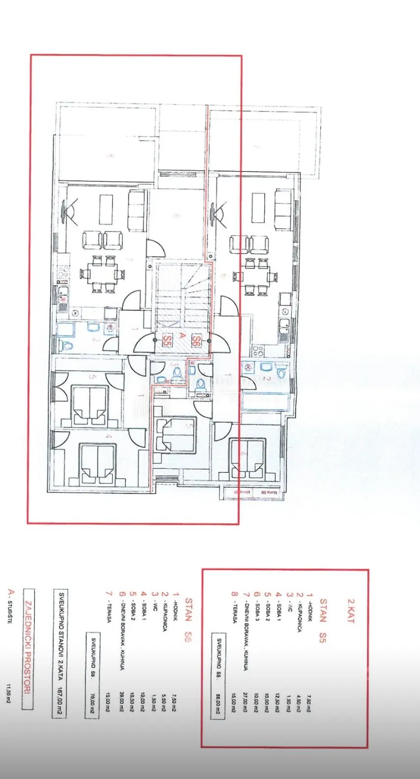 diklo- trosoban stan- 1.red uz more - slika 44
