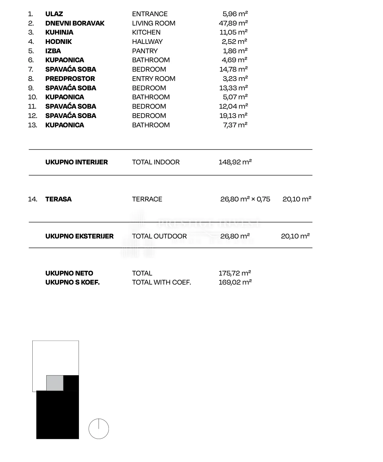 split centar- s04- 2.kat- 100m od mora - slika 3