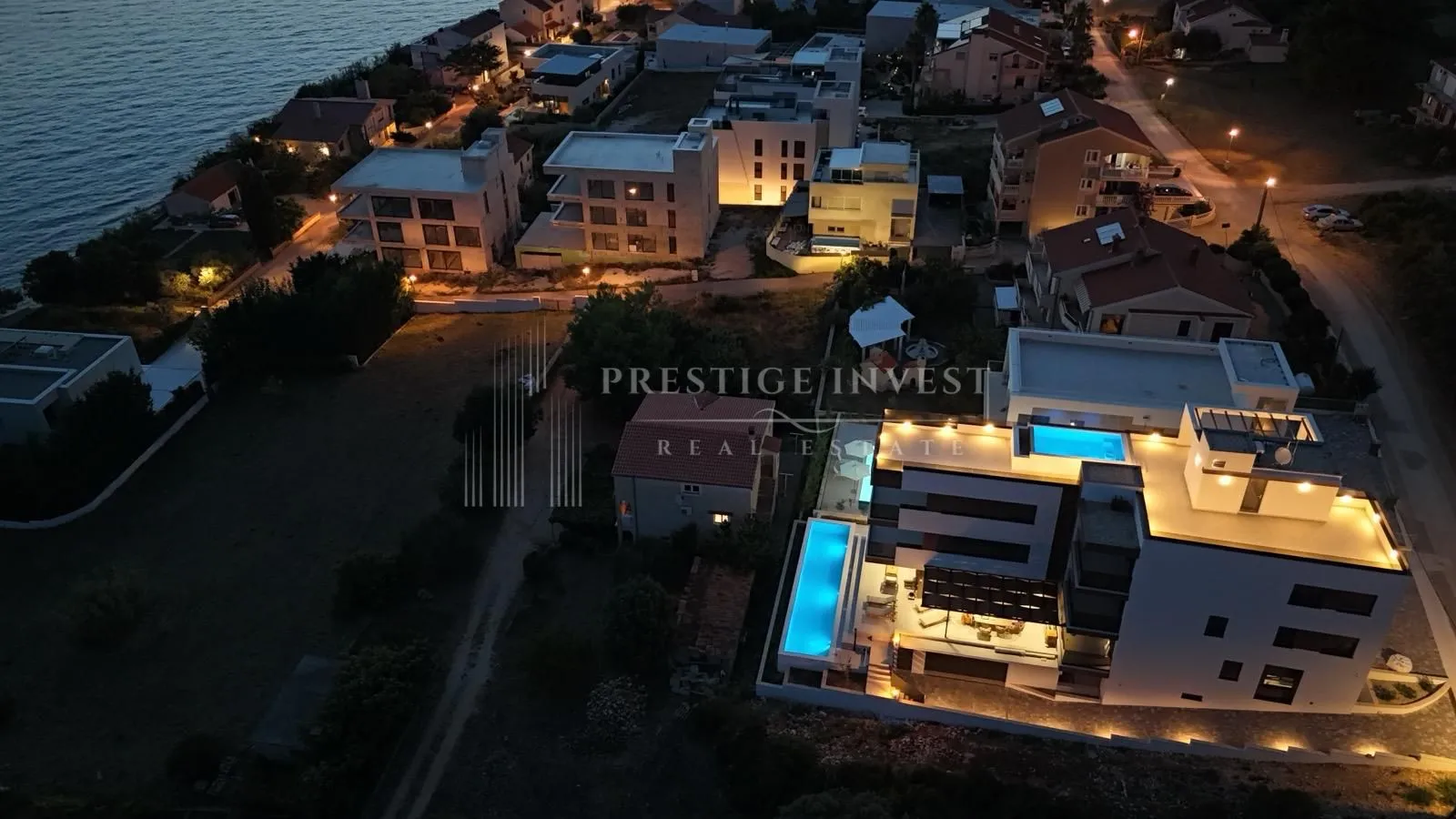 penthouse- pogled na more- bazen, krovna terasa - slika 45