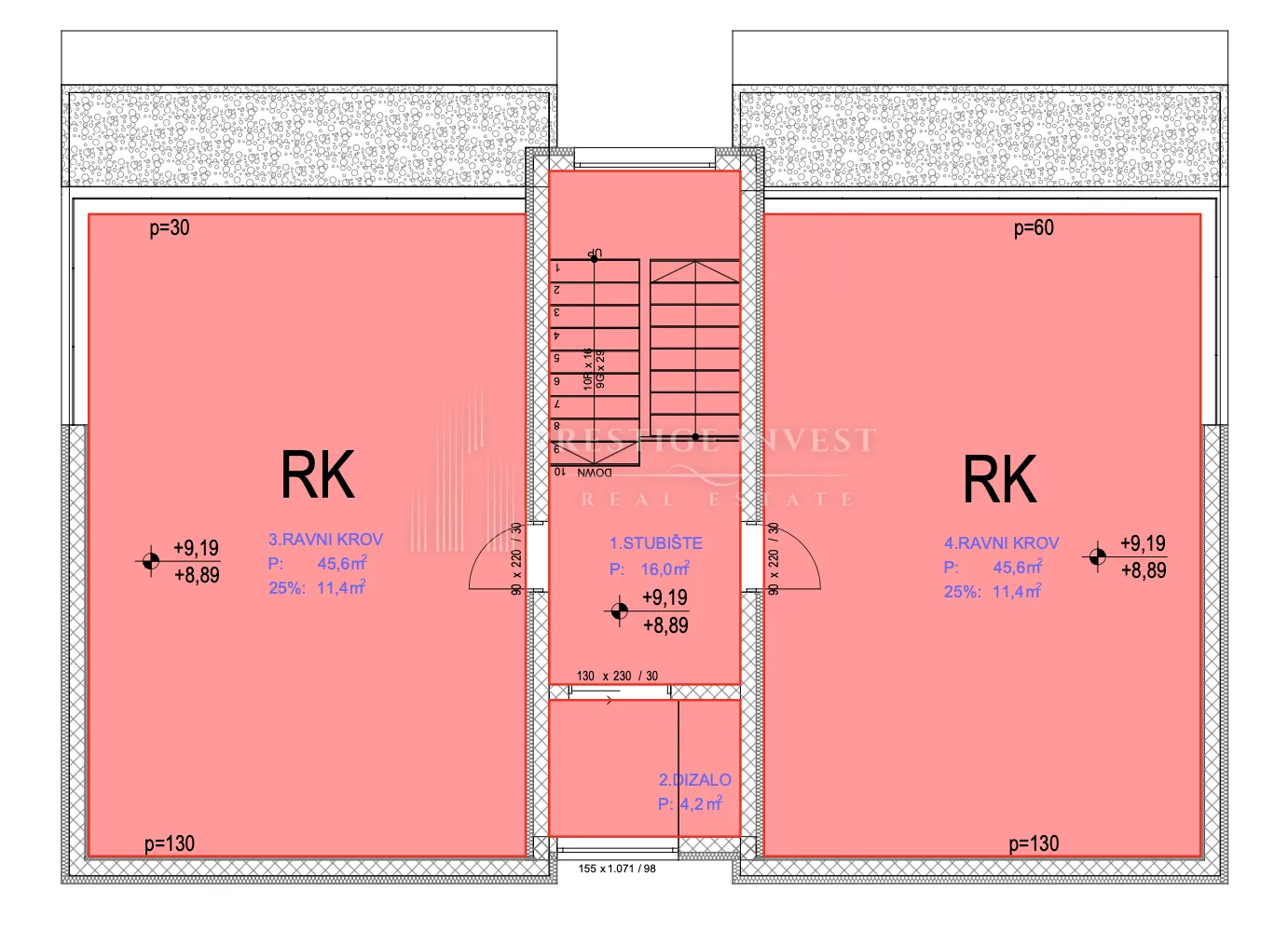 sukošan- penthouse s krovnom terasom- centar - slika 3