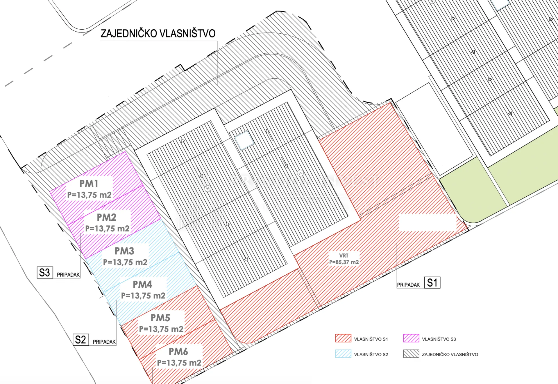 diklo- z3s1-dvosobni stan s pogledom na more- 103,89m2 - slika 30
