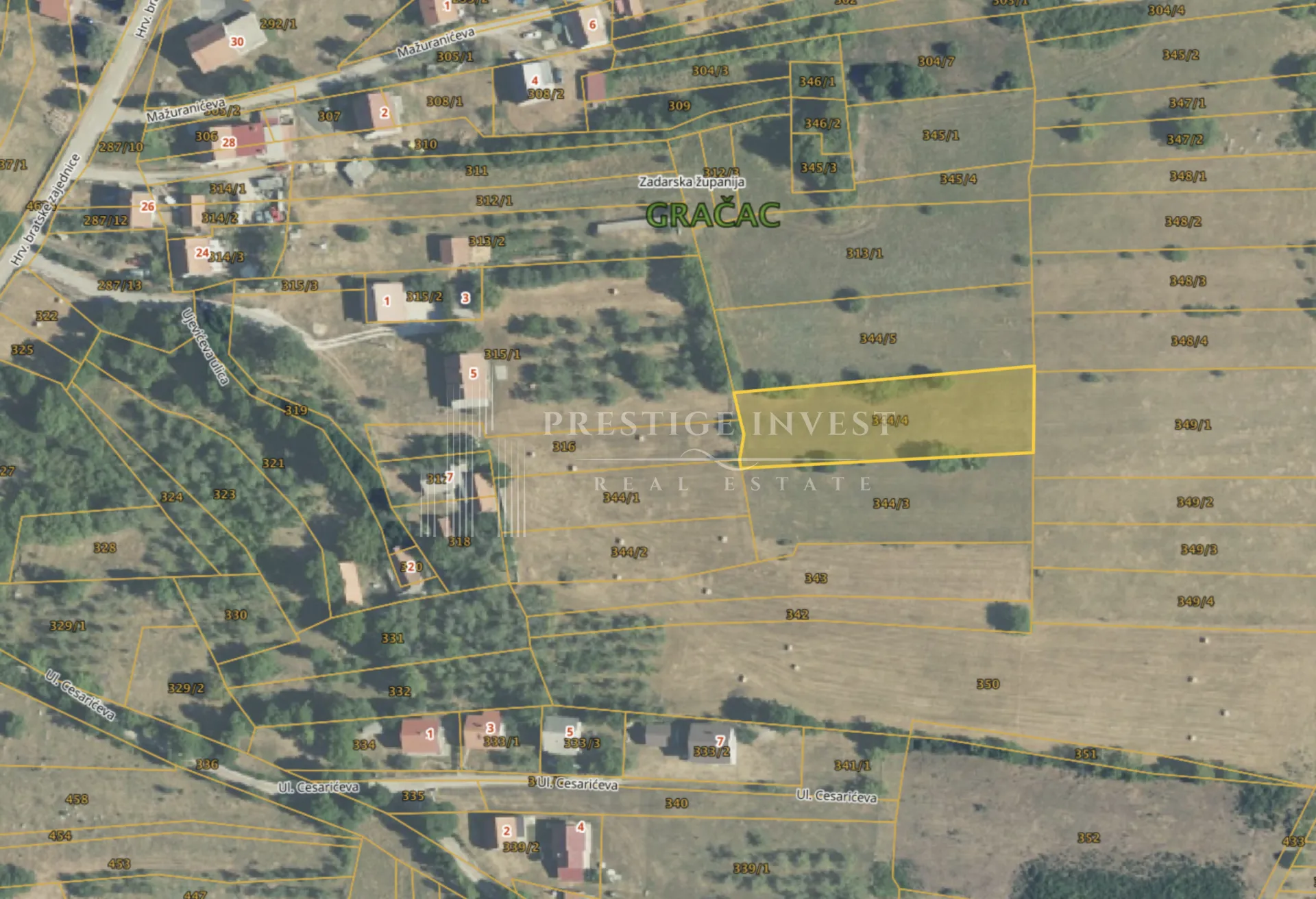 gračac- građevinska zemljišta 3087m2 - slika 2