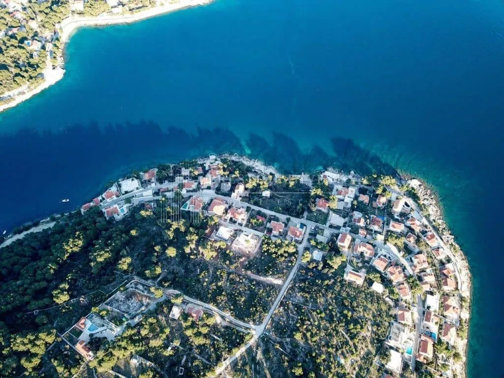 građevinsko zemljište s otvorenim pogledom na more, sumartin, 608 m2 - slika 5
