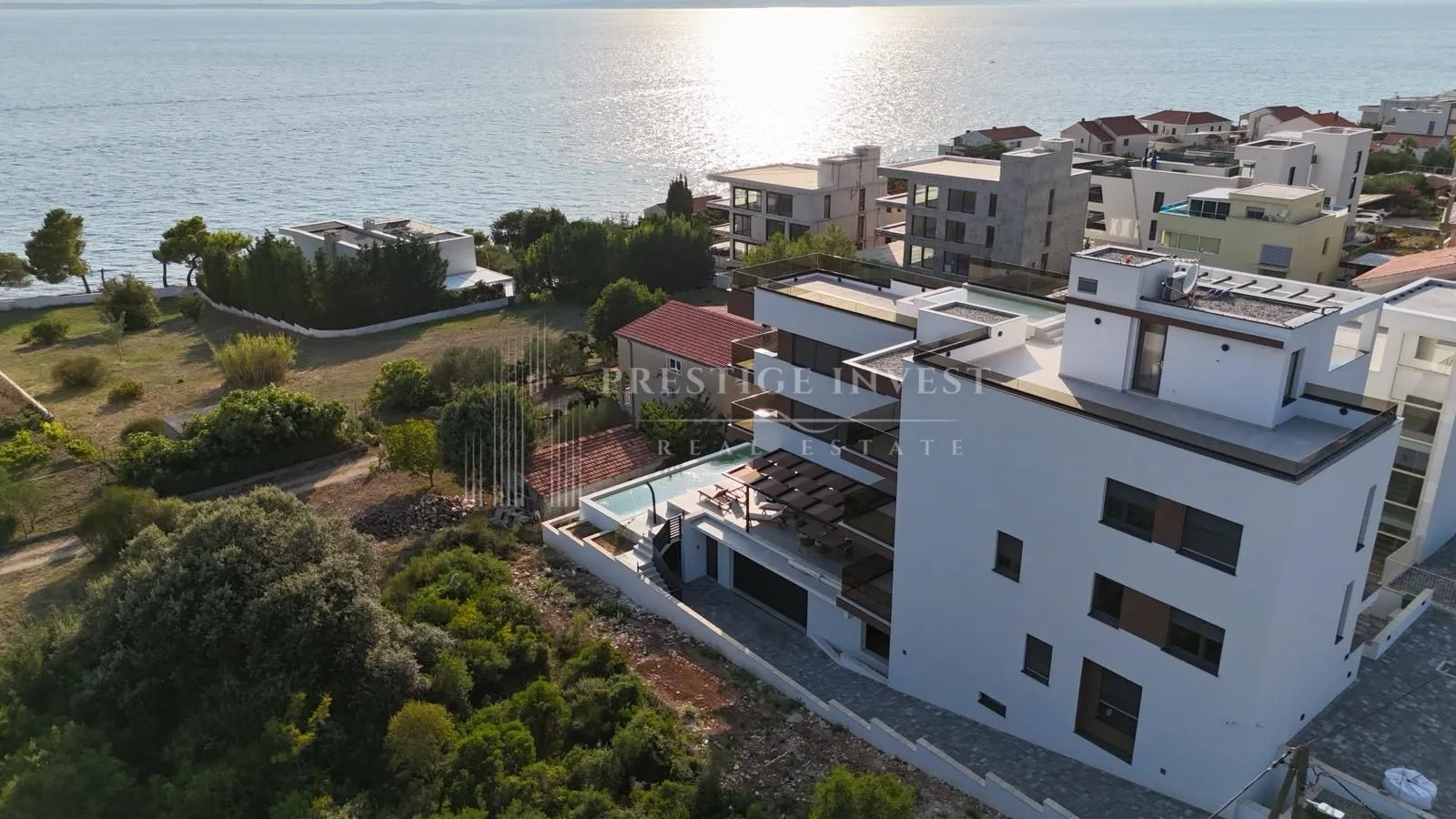 penthouse- pogled na more- bazen, krovna terasa - slika 50