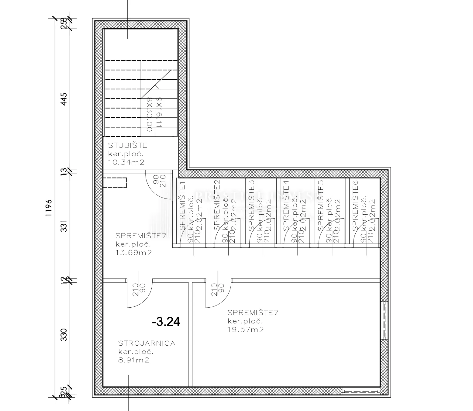 sukošan novogradnja- 3-sobni penthouse s krovnom terasom- s6 - slika 62