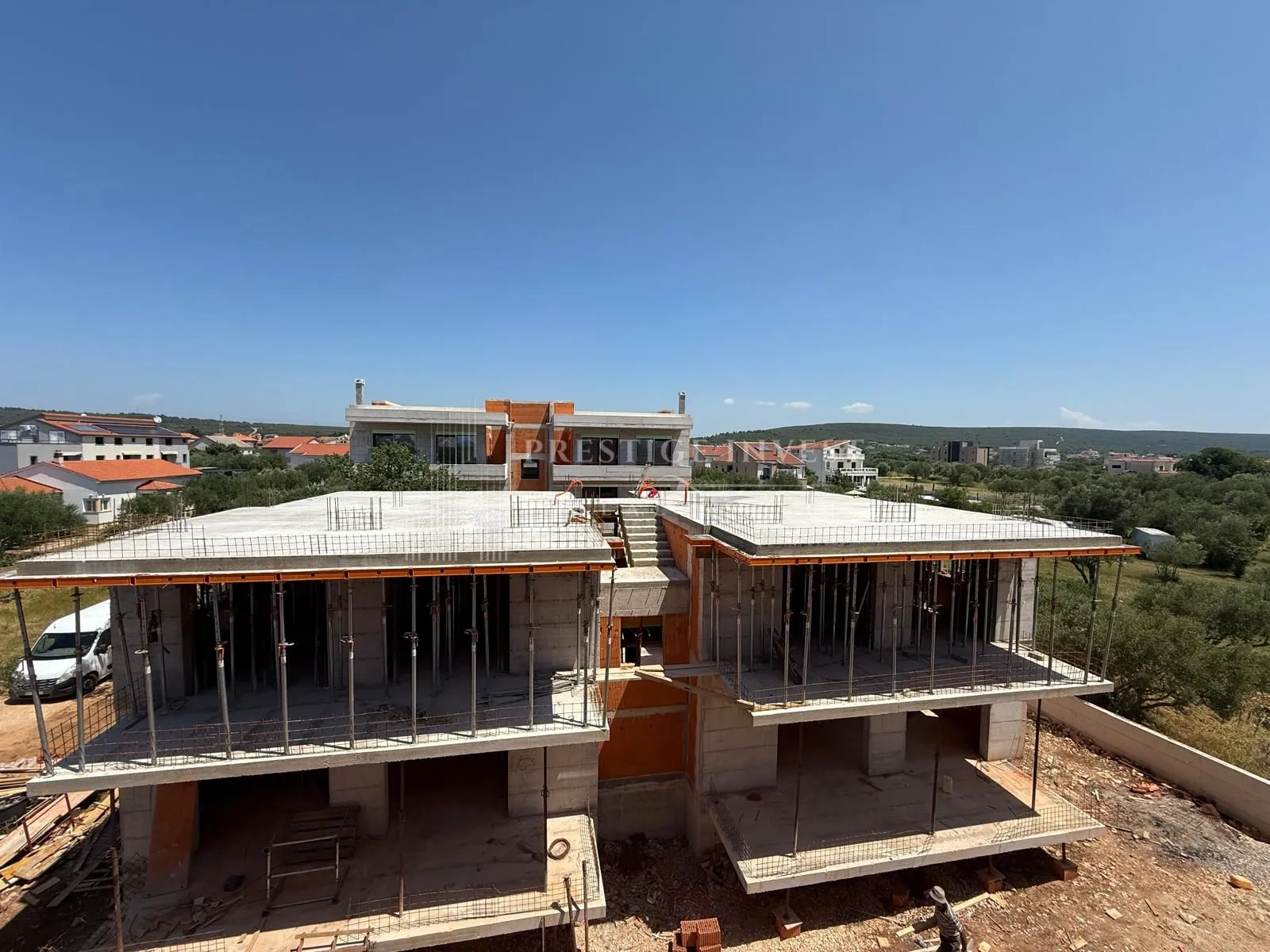 sukošan -s5 penthouse s krovnom terasom i pogledom na more - slika 48