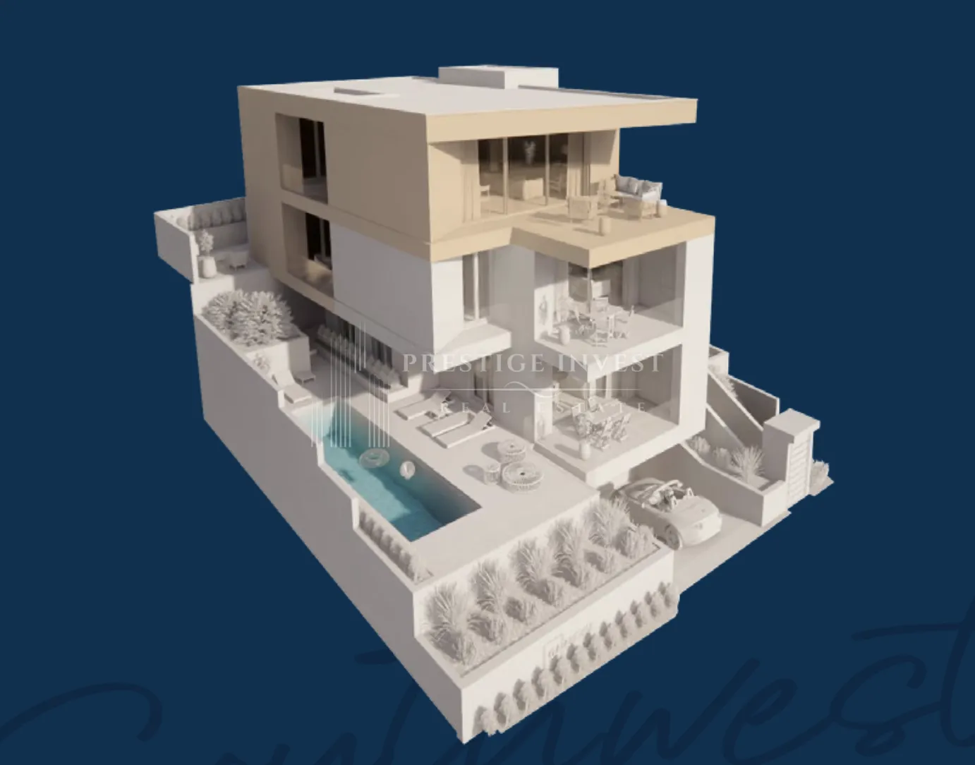 rogoznica- centar- luksuzan namješten penthouse - slika 111