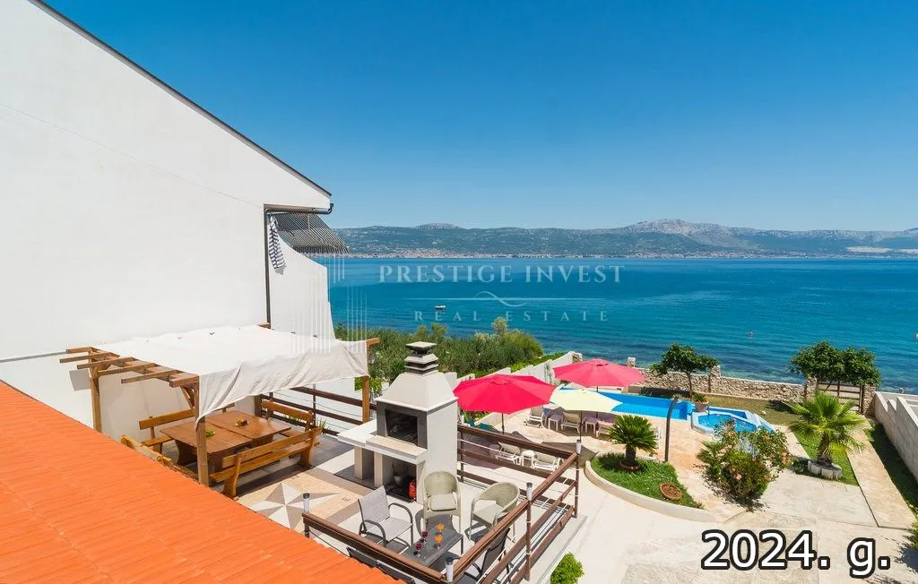 villa prvi red uz more, trogir, čiovo - slika 5