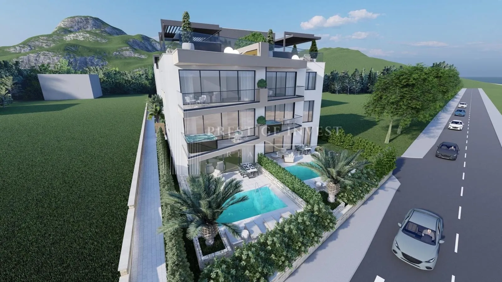 sukošan-s06-penthouse prvi red uz more - slika 40