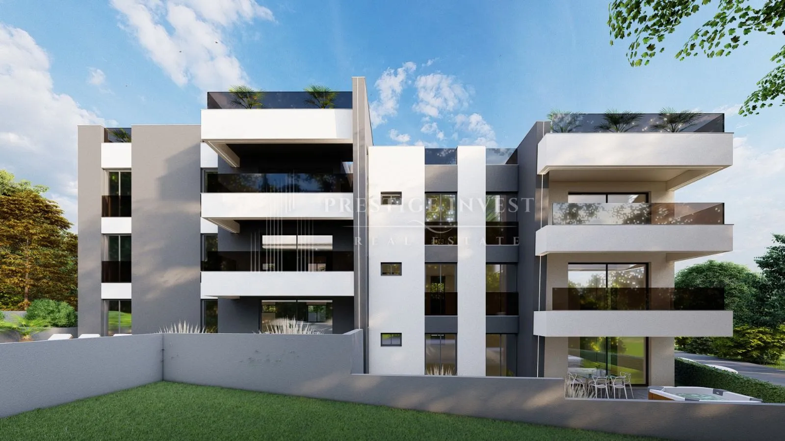 diklo-penthouse s5 s krovnom terasom-pogled na more - slika 3