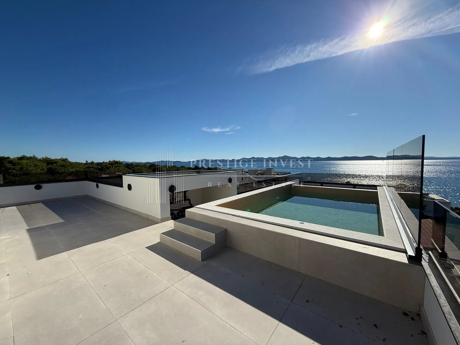 penthouse- pogled na more- bazen, krovna terasa - slika 2