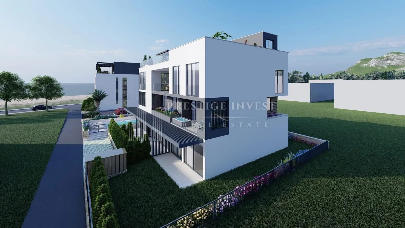 sukošan-s06-penthouse prvi red uz more - slika 17
