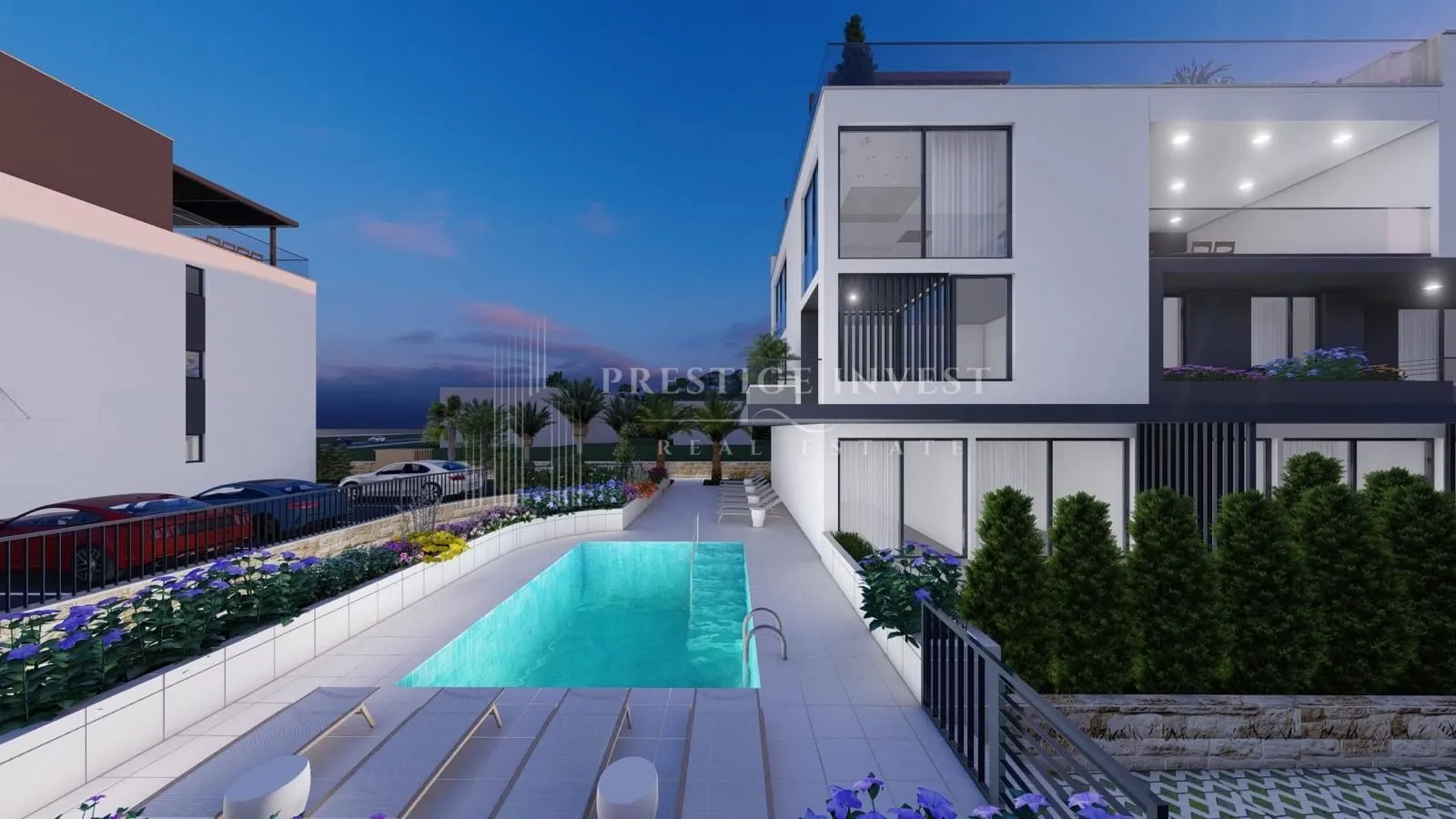 sukošan-s201- luksuzan penthouse-1.red uz more - krovna terasa - slika 39