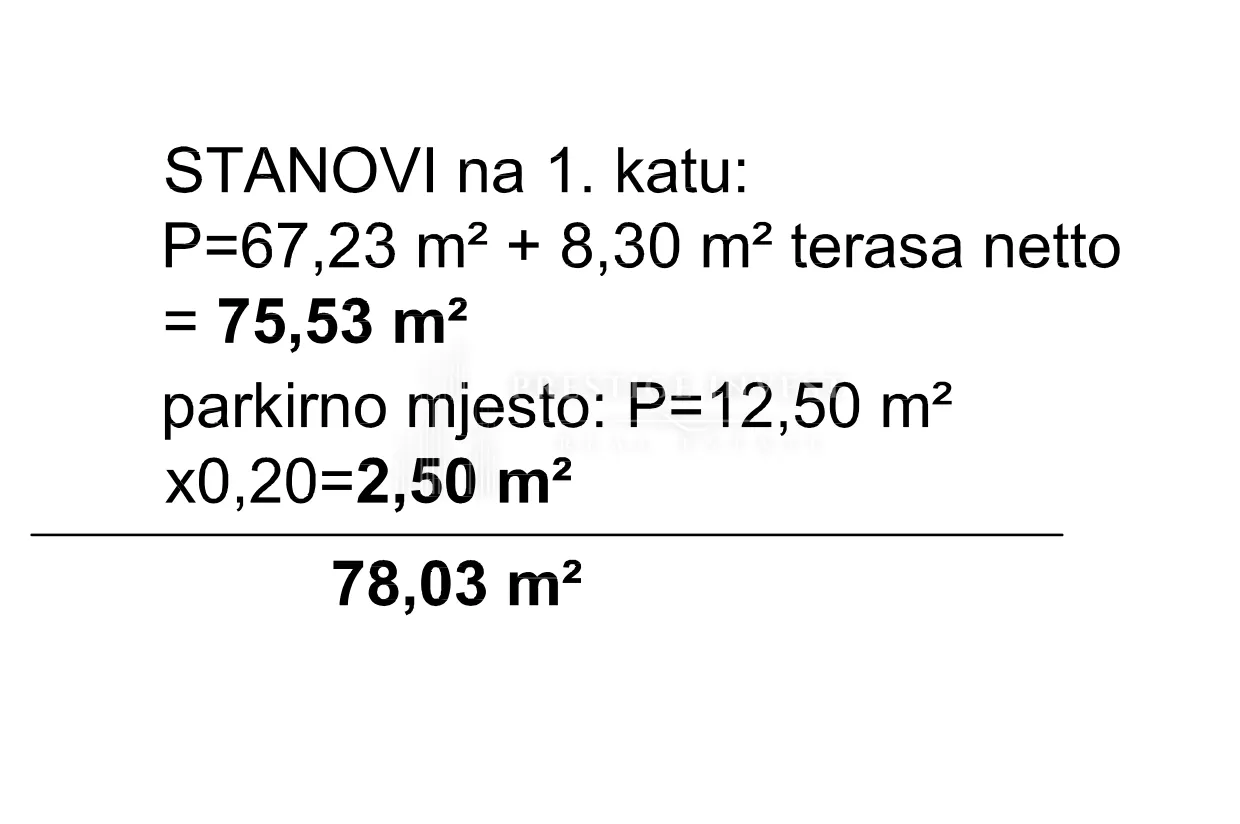 sukošan- s3 dvosoban stan 100m od mora - slika 41