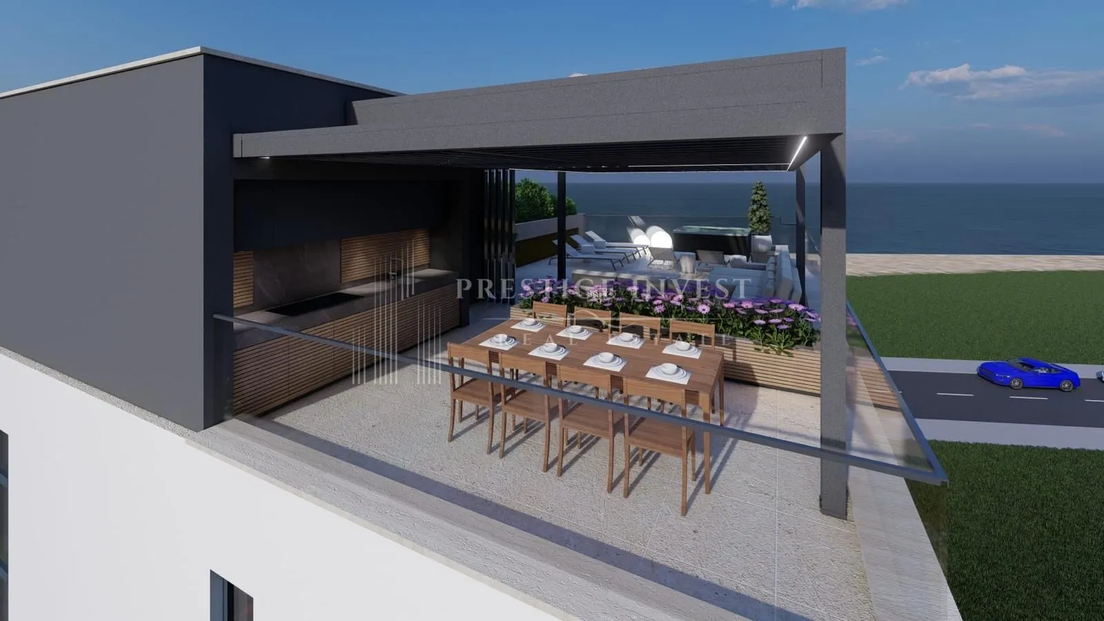 sukošan-s06-penthouse prvi red uz more - slika 47