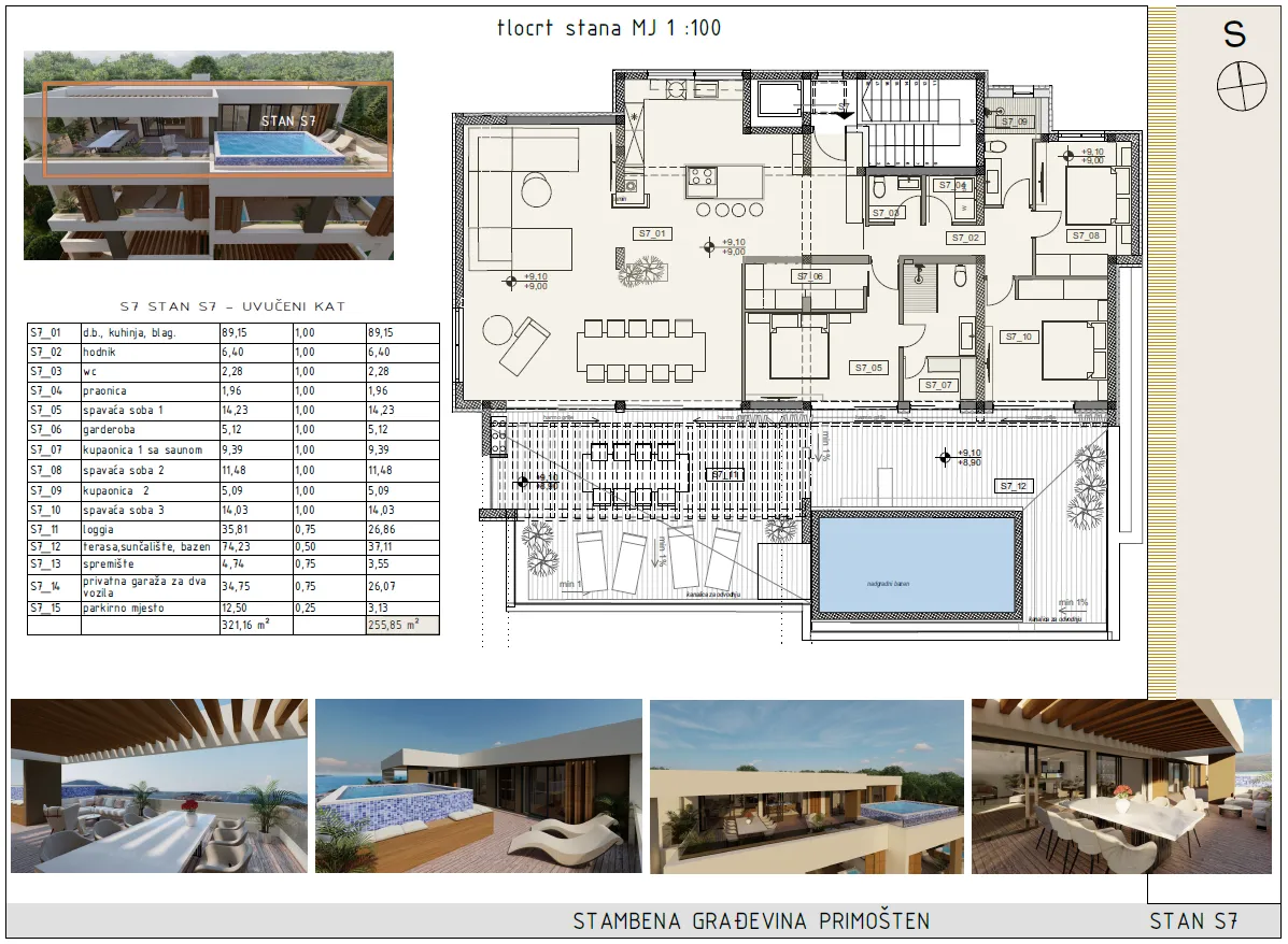 primošten- stan s7 penthouse sa saunom i jacuzzijem - slika 6