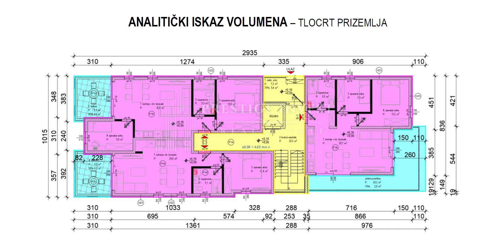 diklo- zadar- s3- dvosoban stan 2 red od mora - slika 19