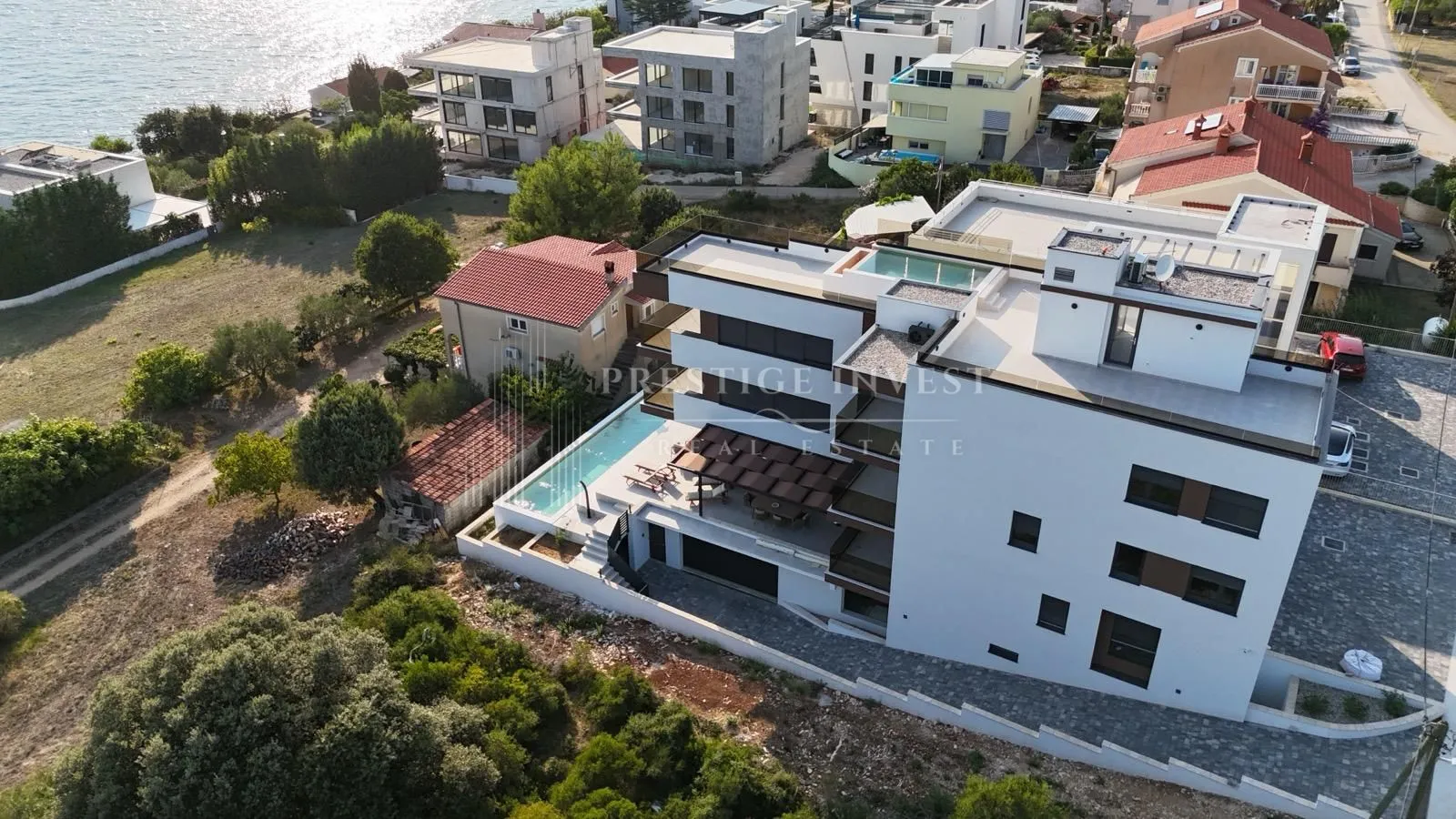 penthouse- pogled na more- bazen, krovna terasa - slika 49