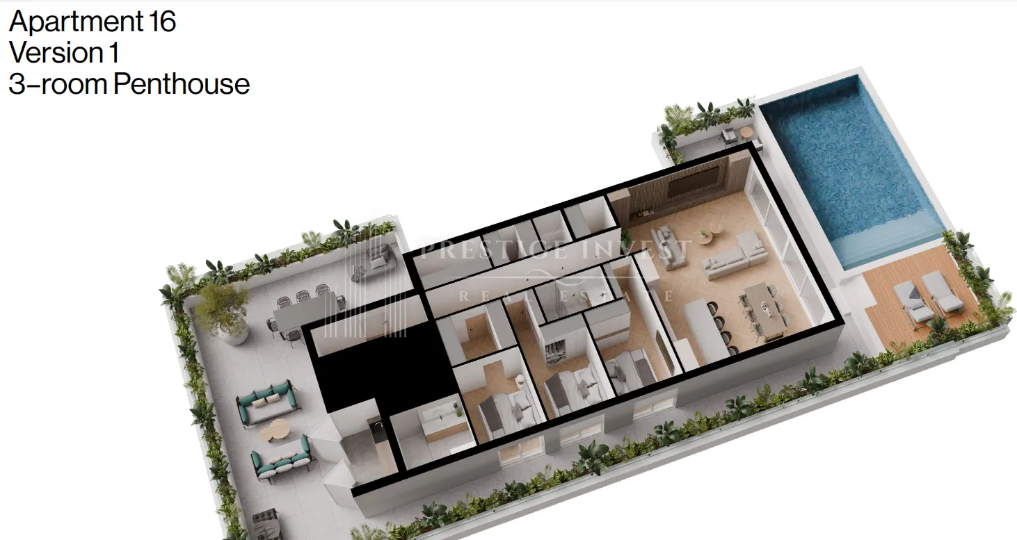 luksuzan penthouse u centru splita pogled na more, blizina mora - slika 20