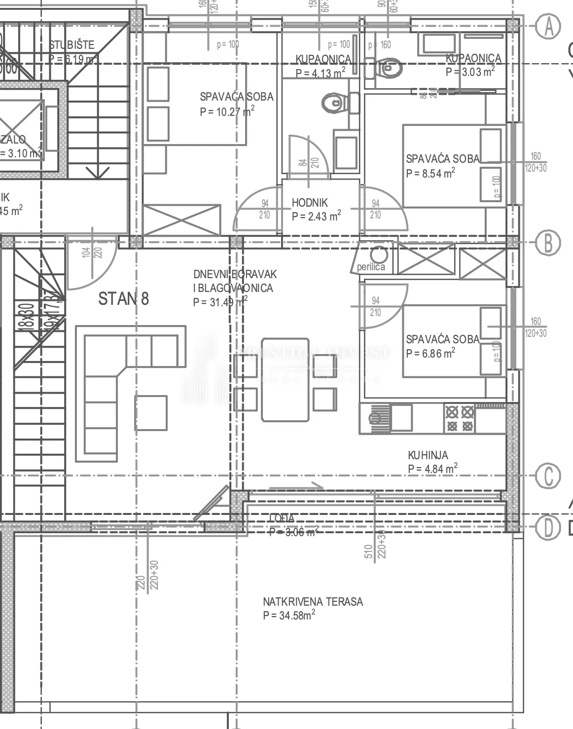 luksuzan penthouse-s8- drugi red uz more - slika 40