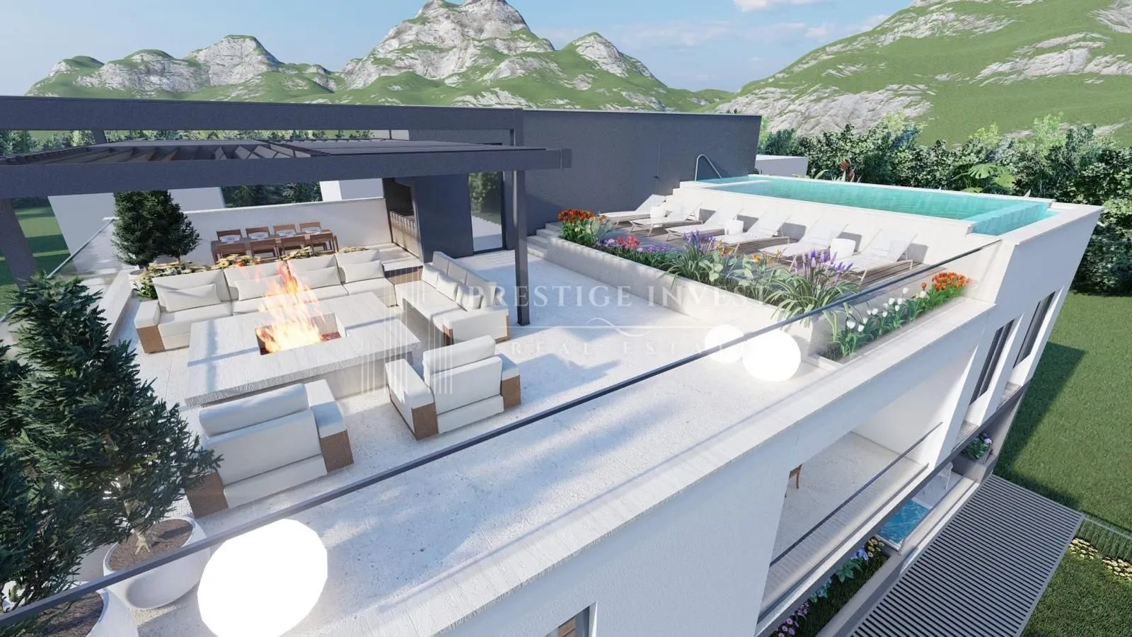 sukošan-s06-penthouse prvi red uz more - slika 50