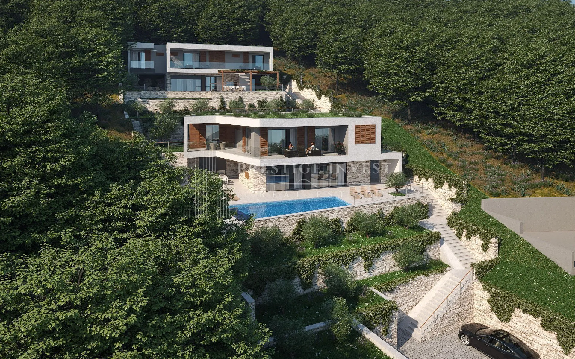 OMIŠ- Dvije vile na osami s panormaskim pogledom - Borak, Omiš