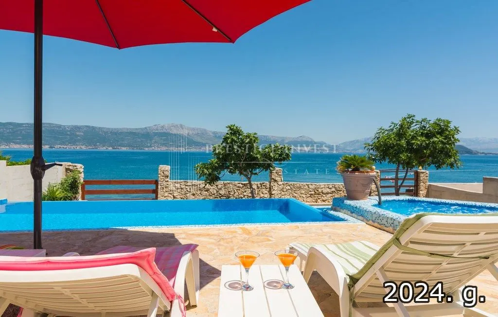 villa prvi red uz more, trogir, čiovo - slika 3