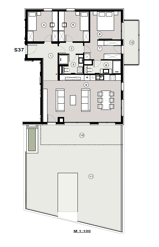 split- prostrani penthouse-131,83m2 - slika 5