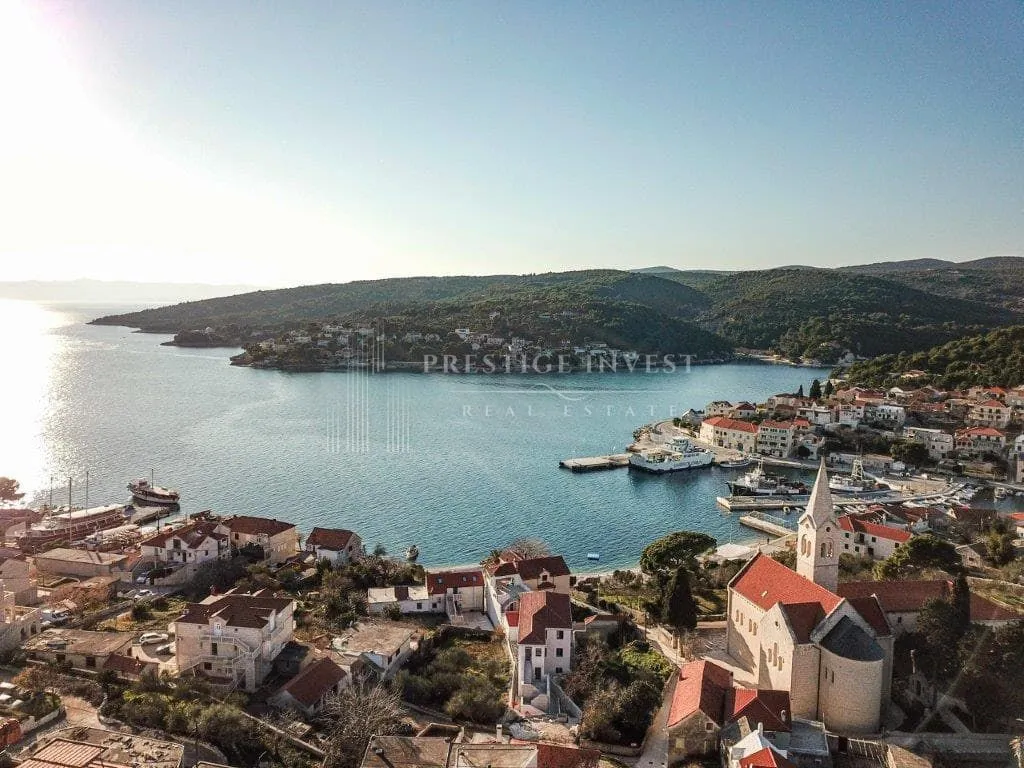 građevinsko zemljište s otvorenim pogledom na more, sumartin, 608 m2 - slika 4