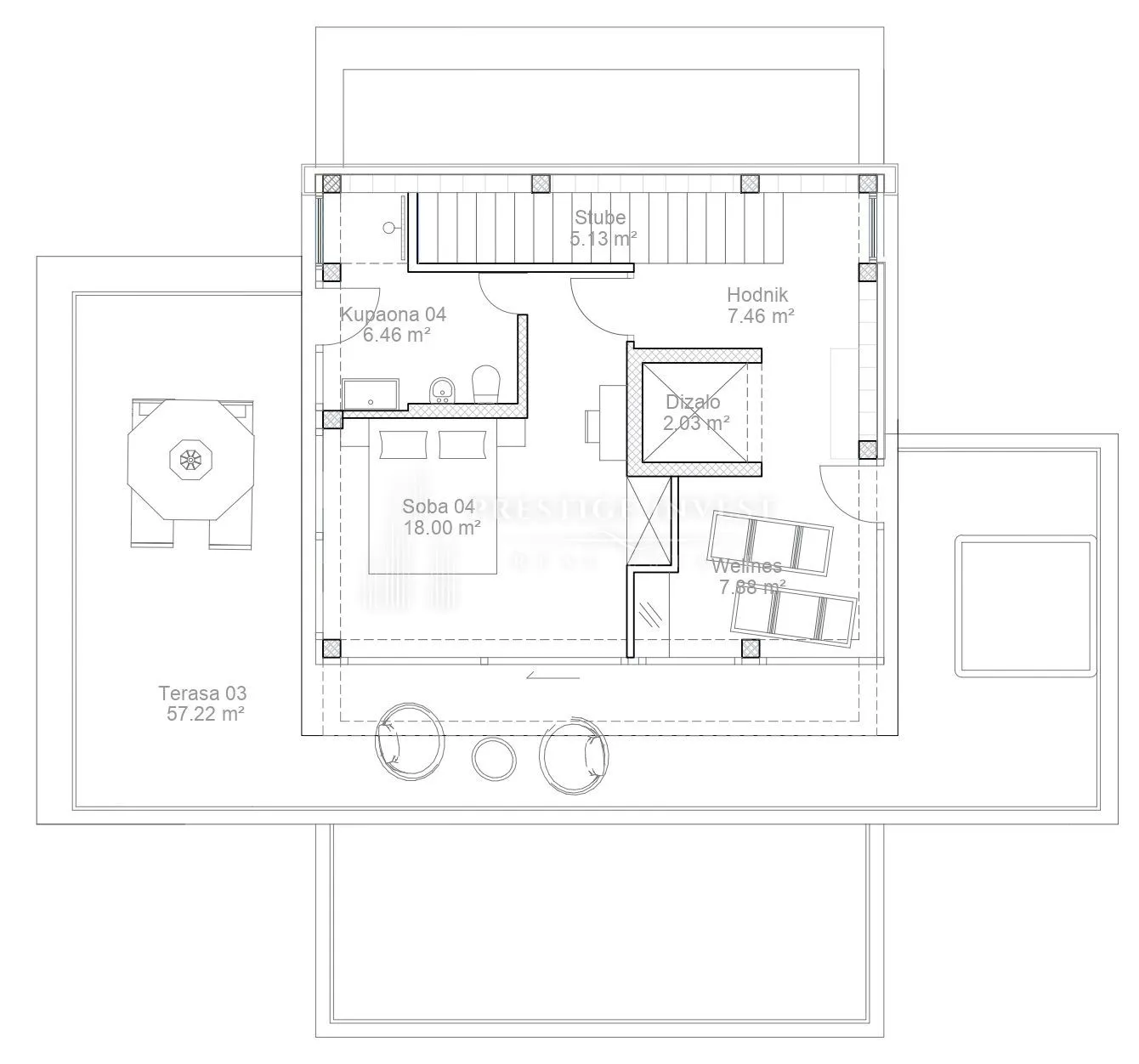sukošan- drugi red do mora- dizajnerska villa 495m2 - slika 4