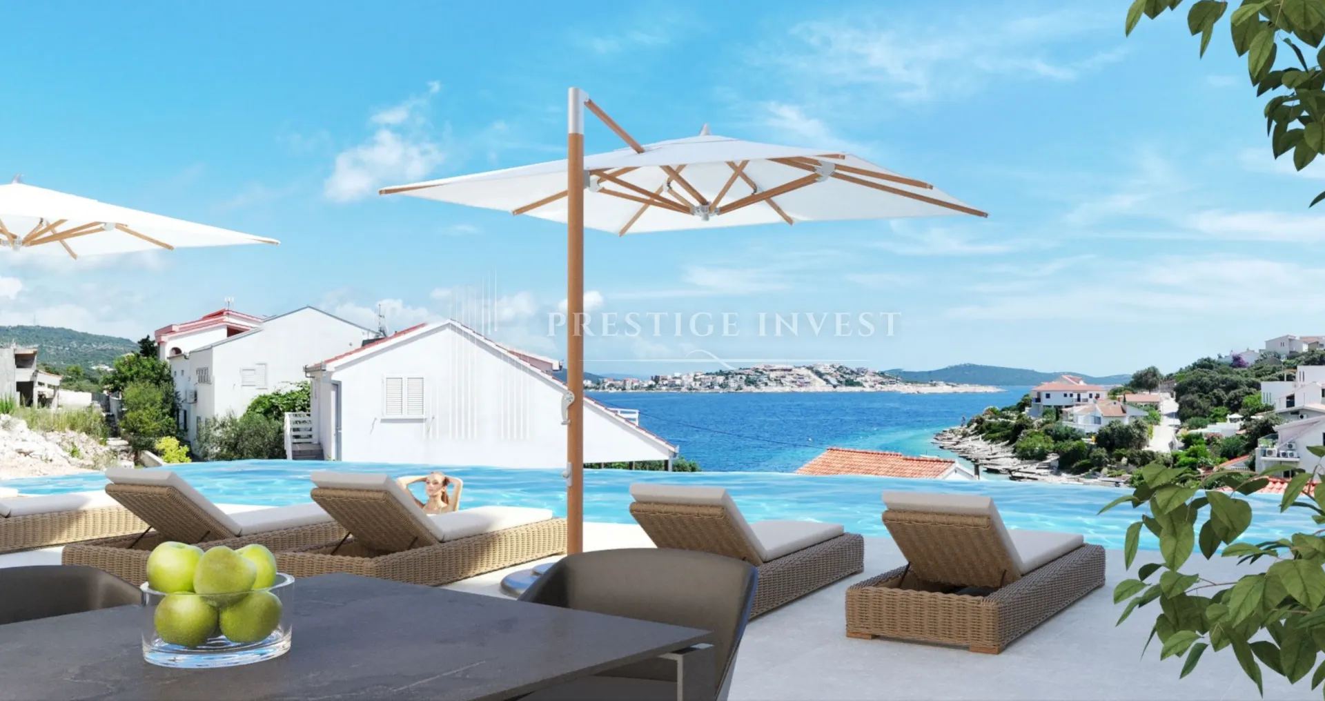 luksuzna vila- 5 soba, galerija, lift, bazen- 35m od plaže - slika 16