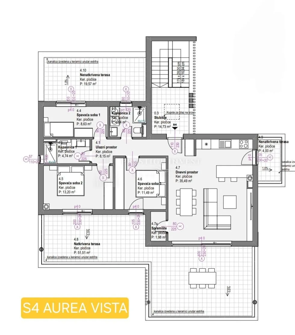 tribunj novogradnja - 100m od mora s4 - slika 4