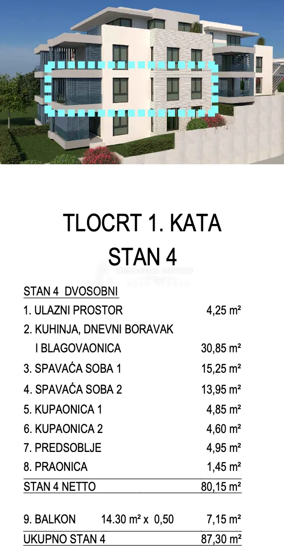 primošten- stan s4 s pogledom na more - 50m od plaže - slika 39