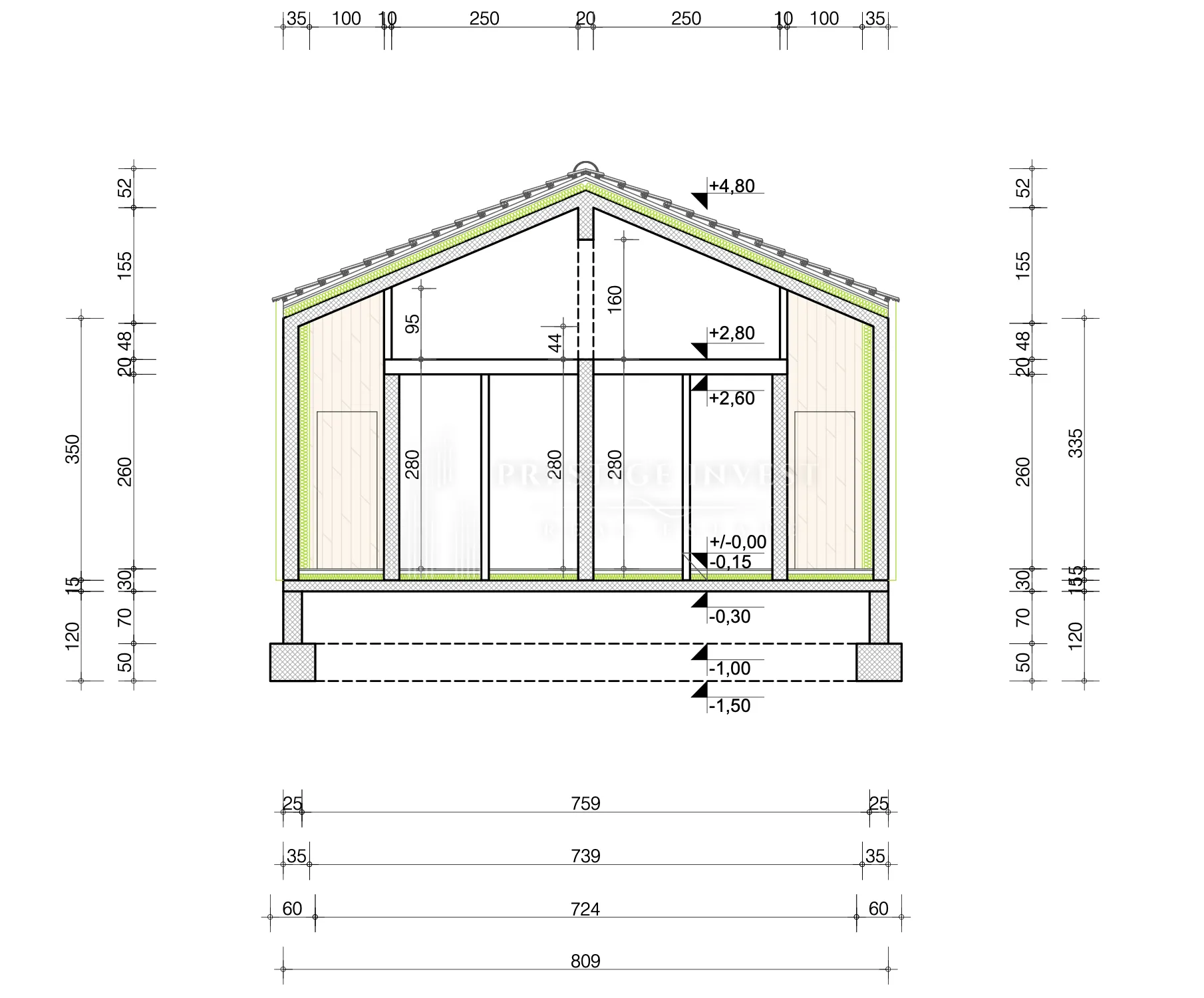 luksuzna prizemnica s 2550m2 okućnice i bazenom - slika 71