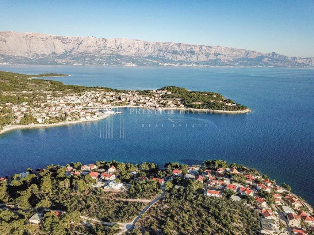 Građevinsko zemljište s otvorenim pogledom na more, Sumartin, 608 m2 - Sumartin, Selca