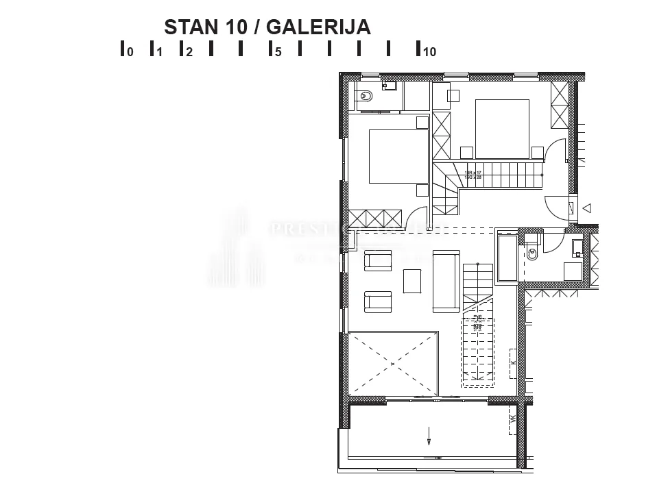 zadar- penthouse s galerijom i krovnom terasom - slika 53
