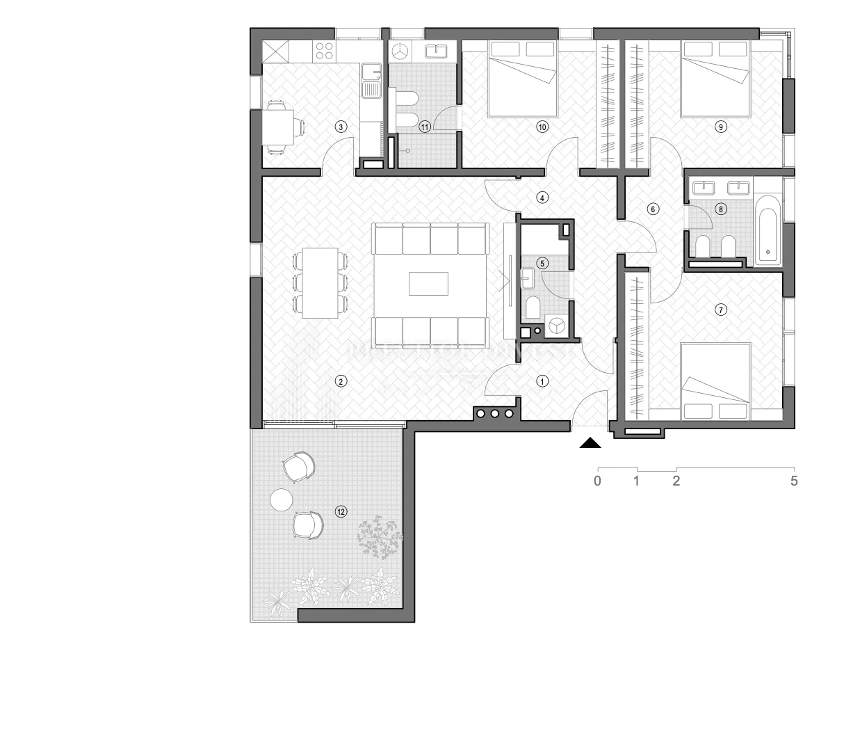 split centar- s7- 3.kat- novogradnja uz more-134m2 - slika 10