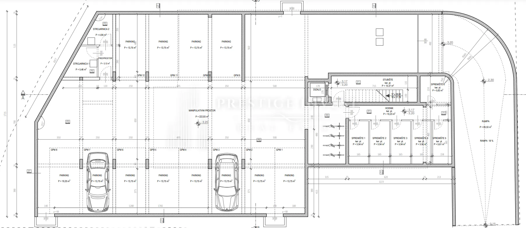 diklo- luksuzan penthouse s6- prvi red uz more i krovna terasa - slika 15