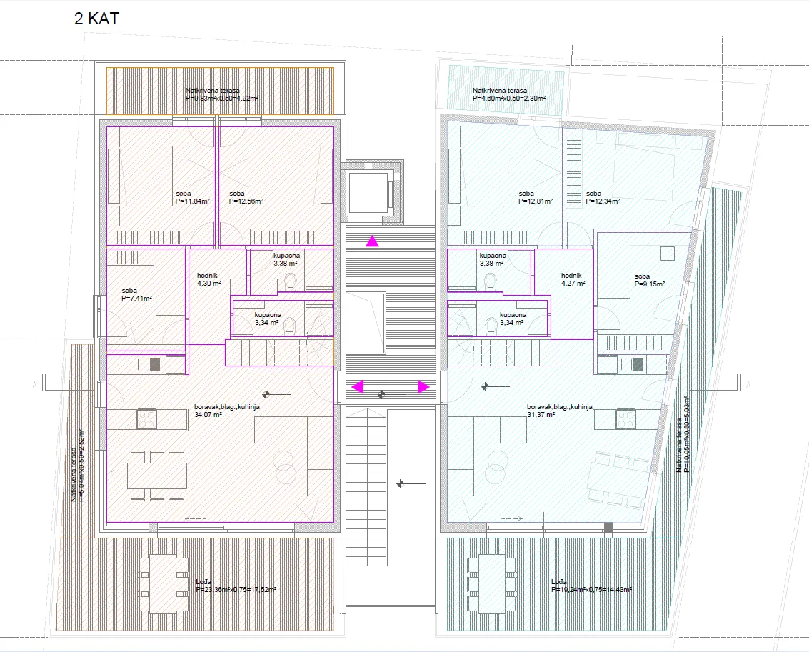 borik- penthouse s5 s krovnom terasom-pogled na more-garaža - slika 83