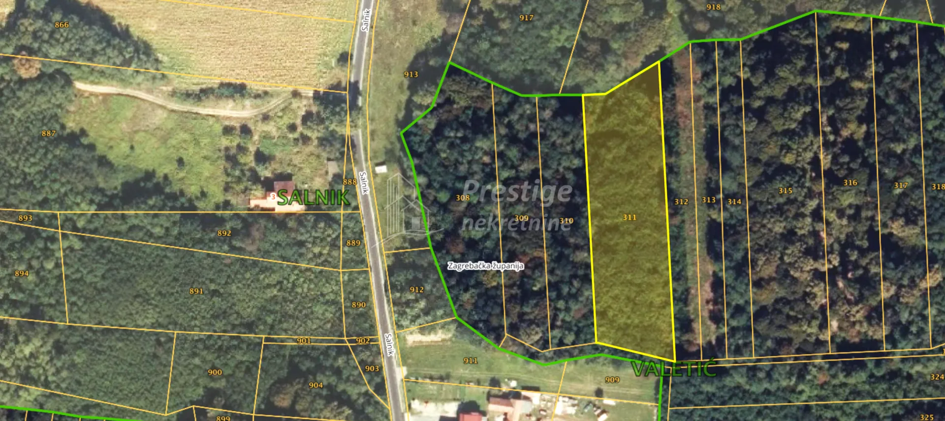 Sveti Ivan Zelina, Salnik ,šuma 4352m2 - Salnik, Sveti Ivan Zelina